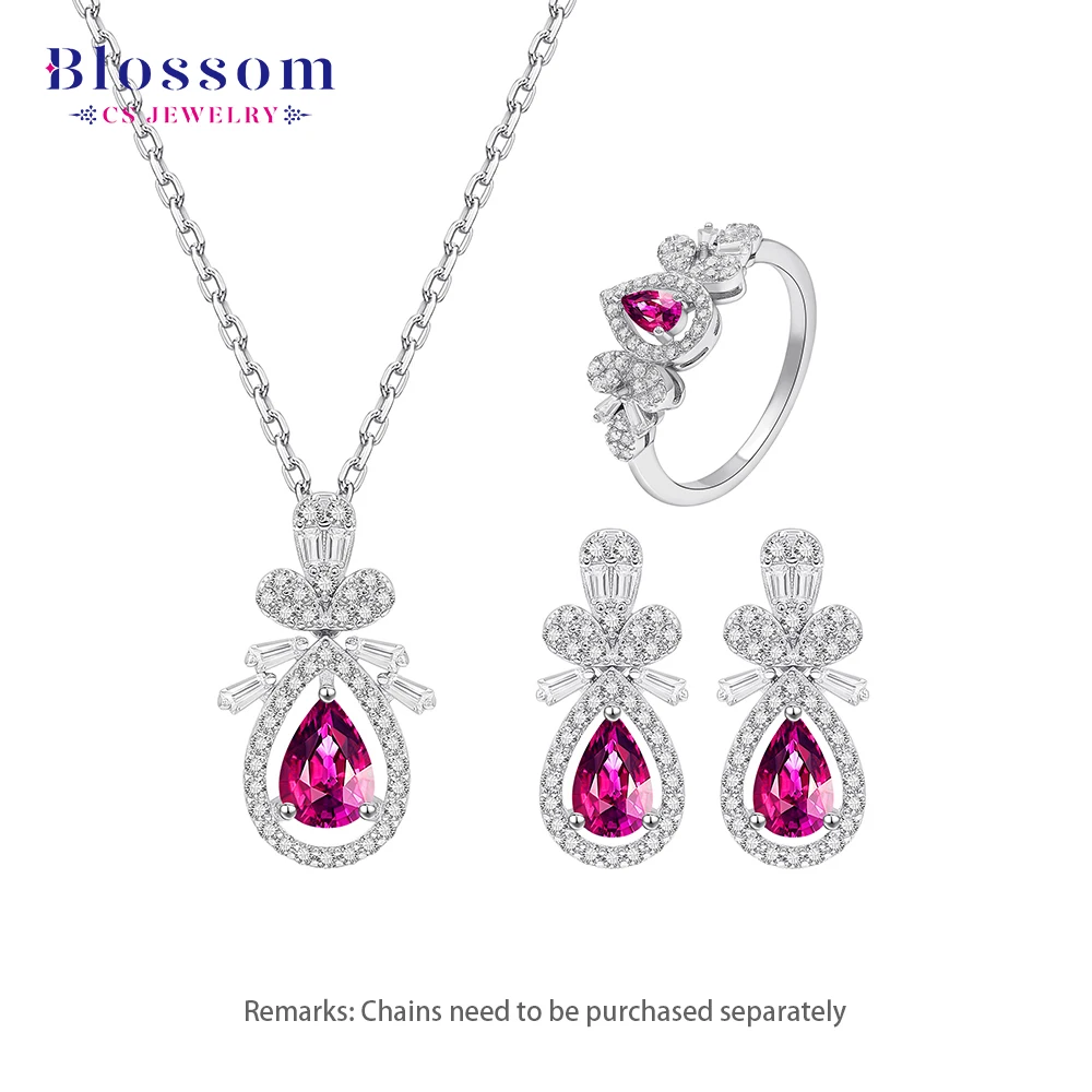 2022 New Catalog Jewellery Set Saudi Arabia Unique Fine Jewelry Rhodium Handmade 925 Sterling Silver Bridal Zirconia Jewelry Set