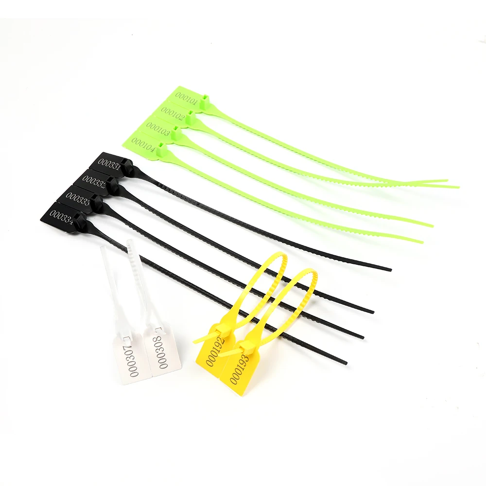 Disposable plastic seal clothes shoes anti-change bag anti-theft anti-counterfeit buckle anti-return tag lock label tie