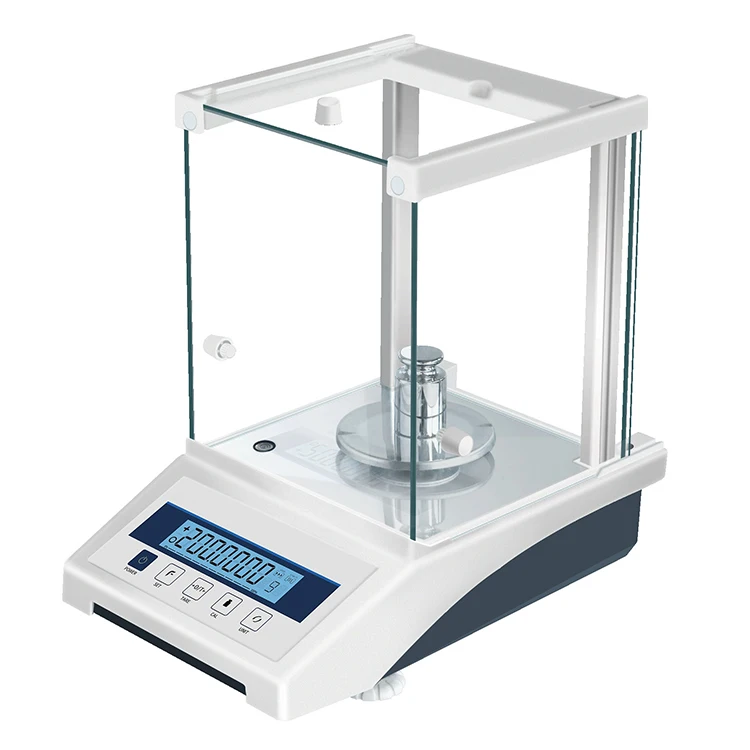 Economic models high-precision 0.1mg laboratory analytical balance scale with inner calibration