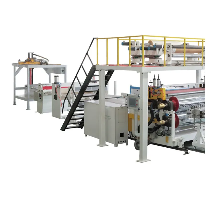 high speed  twin screw SPC flooring extruder machine turnkey solution provider EIR SPC flooring production line