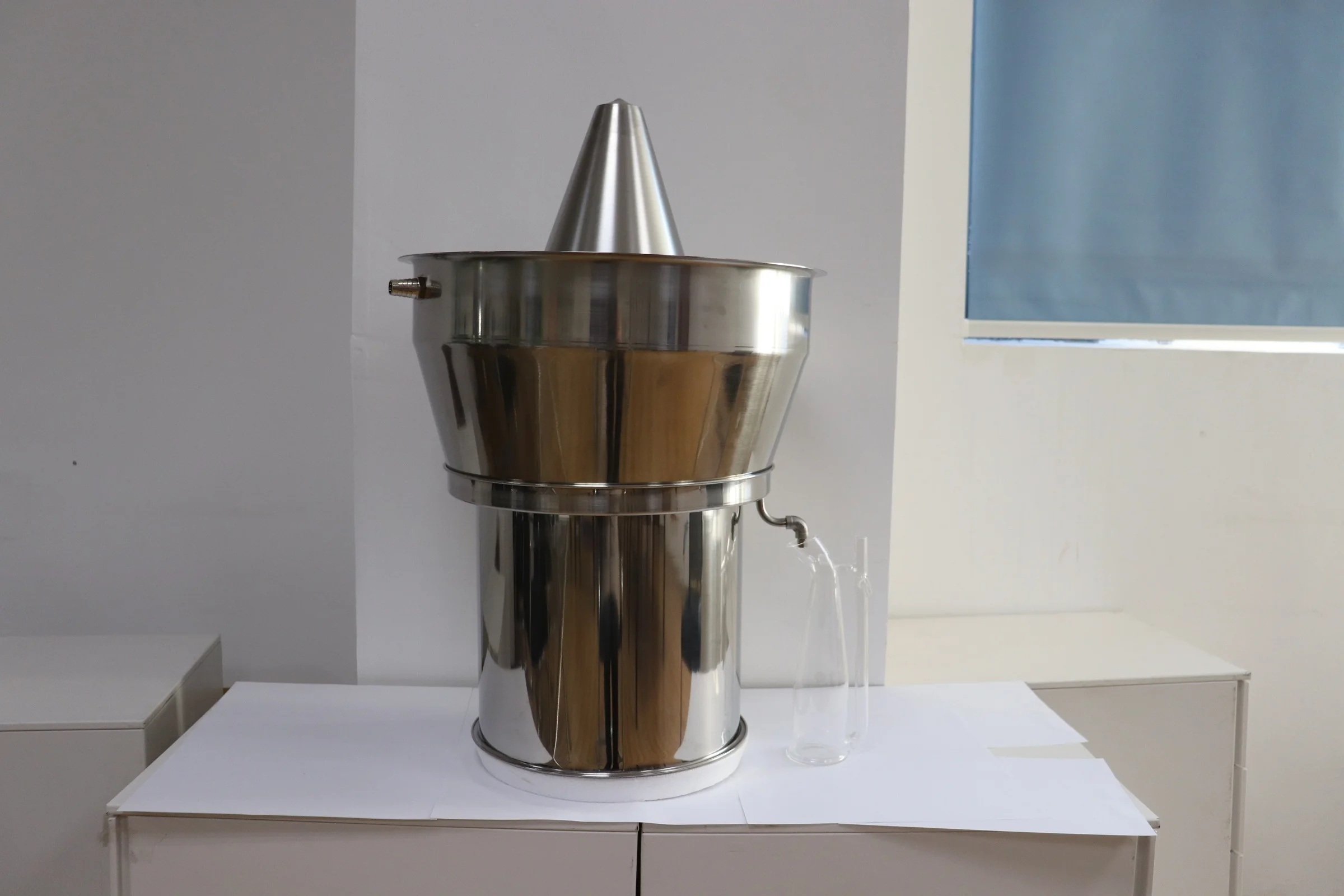 home using vacuum distillation unit 10L lavender stainless steel automatic steam distiller