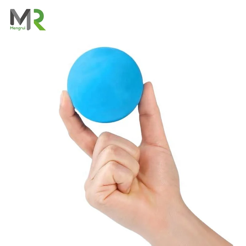 MR Customized Logo Wholesale Eco Friendly Private Label Physical Therapy Silicone Massage Lacrosse Ball