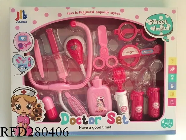  Doctor Toys Kids Pretend Play Medical Kit Plastic Set