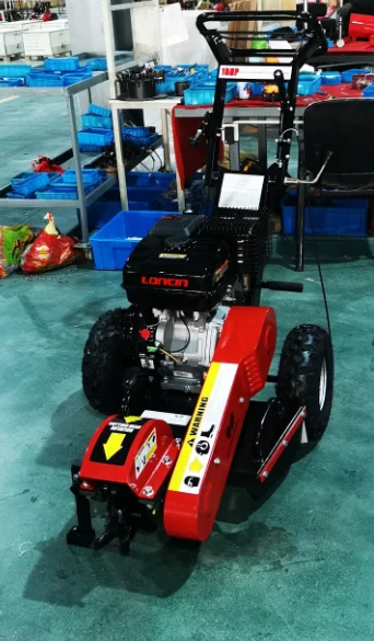 Forestry Garden Use Mini Petrol Loncin Engine 9 Teeth Stump Grinderr with Safty Bar