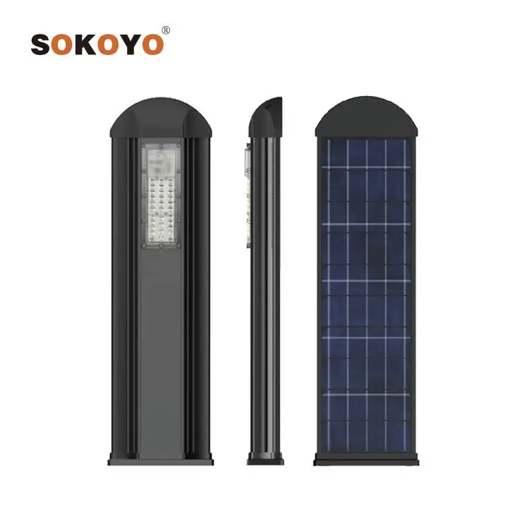 SOKOYO Renewable Energy Saving Solar Street Light High Quality 10w Integrated Led Solar Street Lamp For Road Street Lights