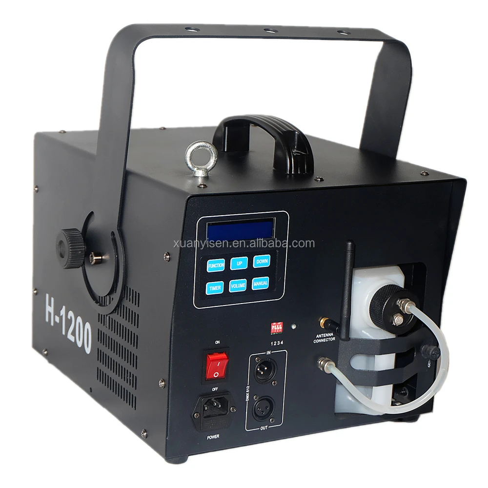 Popular Cheap Price Mini Haze Machine Haze Liquid 1200Watt Smog Machine Stage Performance DMX Low Lying Fog Equipment YS-H1200