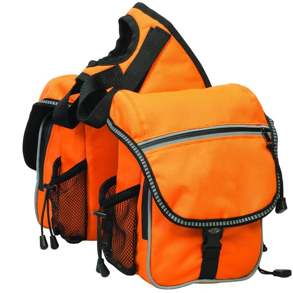 Weather-resistant Polyurethane Coating Trail Gear Pommel Bag for Horse