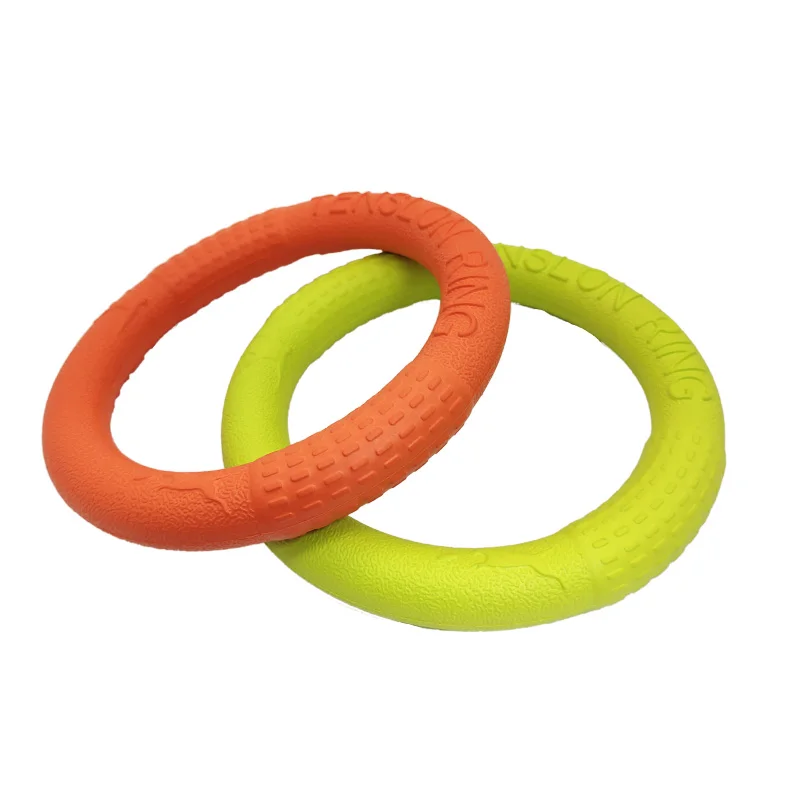 Outdoor Dog Pull Ring Chew Toy Non-Toxic EVA Pet Interactive Flying Disk Puppy Training Toy