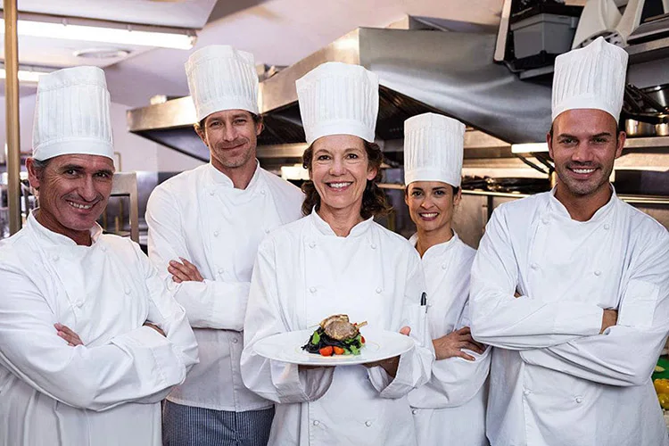  Chef dress custom long-sleeve catering work clothes printing bakers double-breasted chef labor insurance
