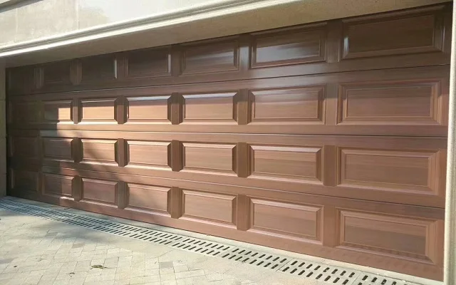 Panel Vertical Bifold Garage Doors Roller Motorized Automatic Glass Modern Rolling 3 Years for Motor; 10 Years for Door Finished