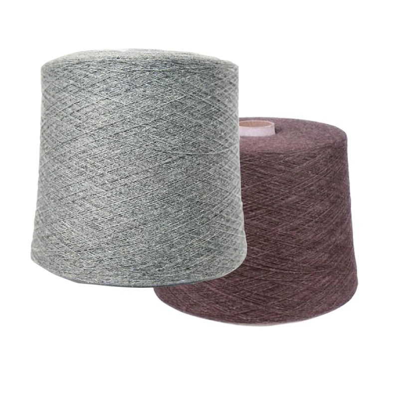 Mongolian factory wholesale high quality 80% wool 20% cashmere blended knitting yarn