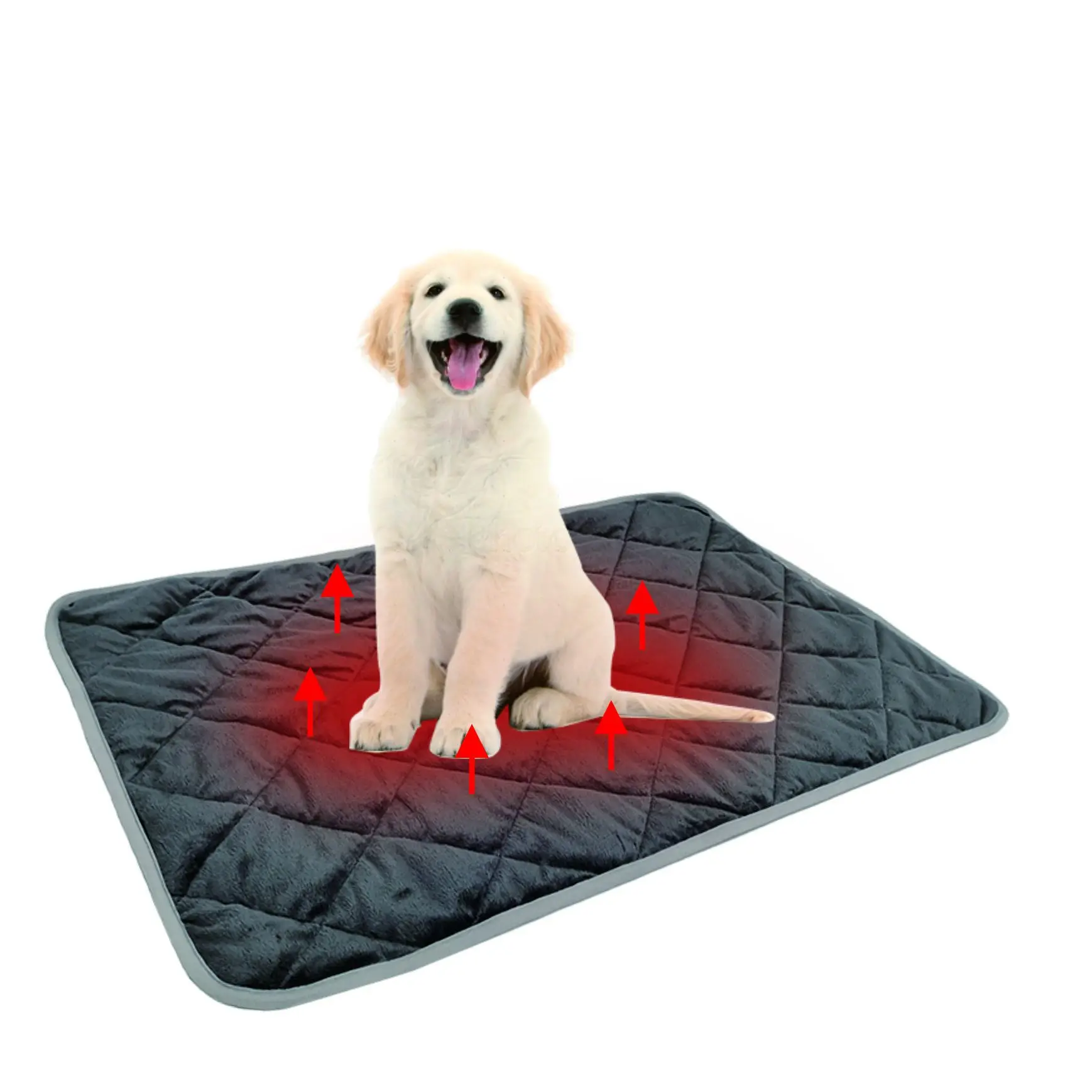 
Self Heating Cat Pad Pet Mat Dog Beds Warming Pad Cozy Thermal Cat Mat Soft Crate Mat with Anti-Slip 