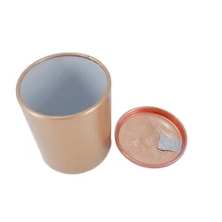 Japan tea tin personalised small round bulk tins bulk shape coffee gold copper tea light candle tins can for loose tea