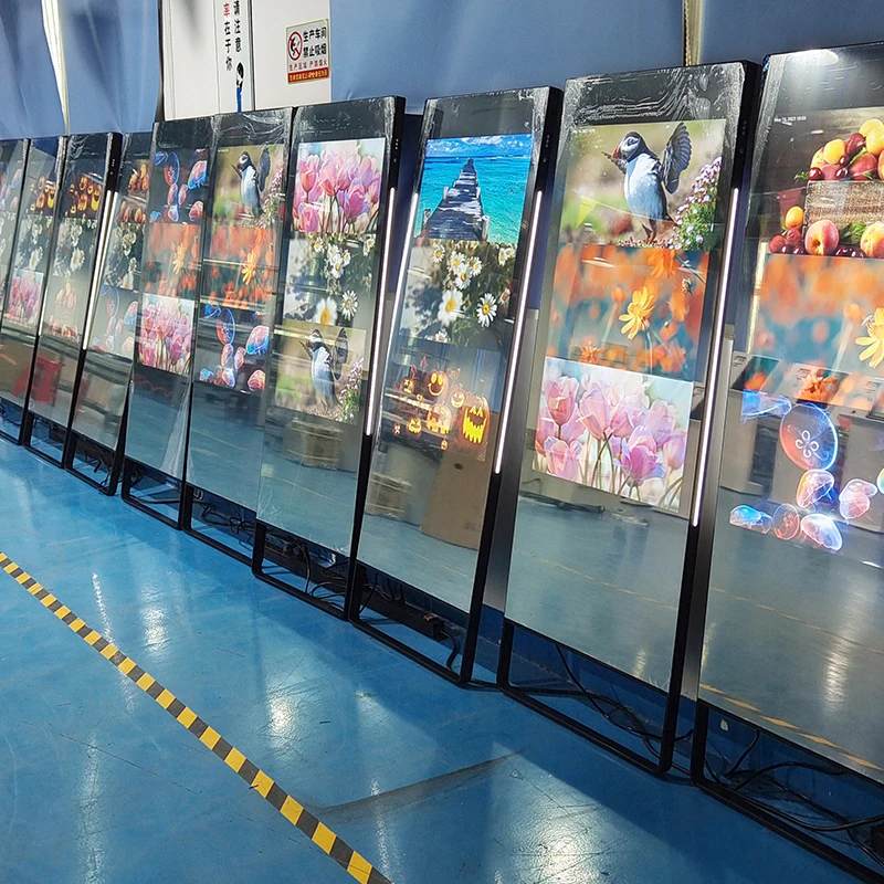 Waterproof Floor Stand Gym Smartworkout Mirror For Home Home Gym Smart Mirror Fit Fitness Smart Mirror