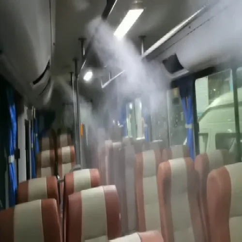 Higer supply Fixed spray disinfection system in public cabin for bus/coach
