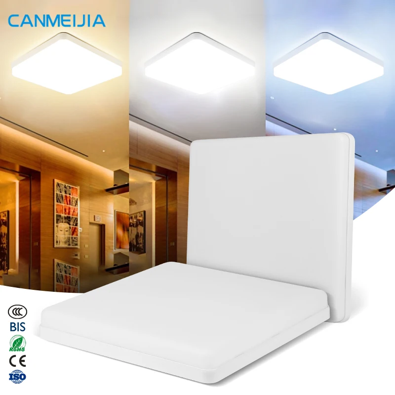 Led Panel Light Brightness Square Ceiling Lamp for Living Room Surface Mounted Modern Lamp/Led Lightings