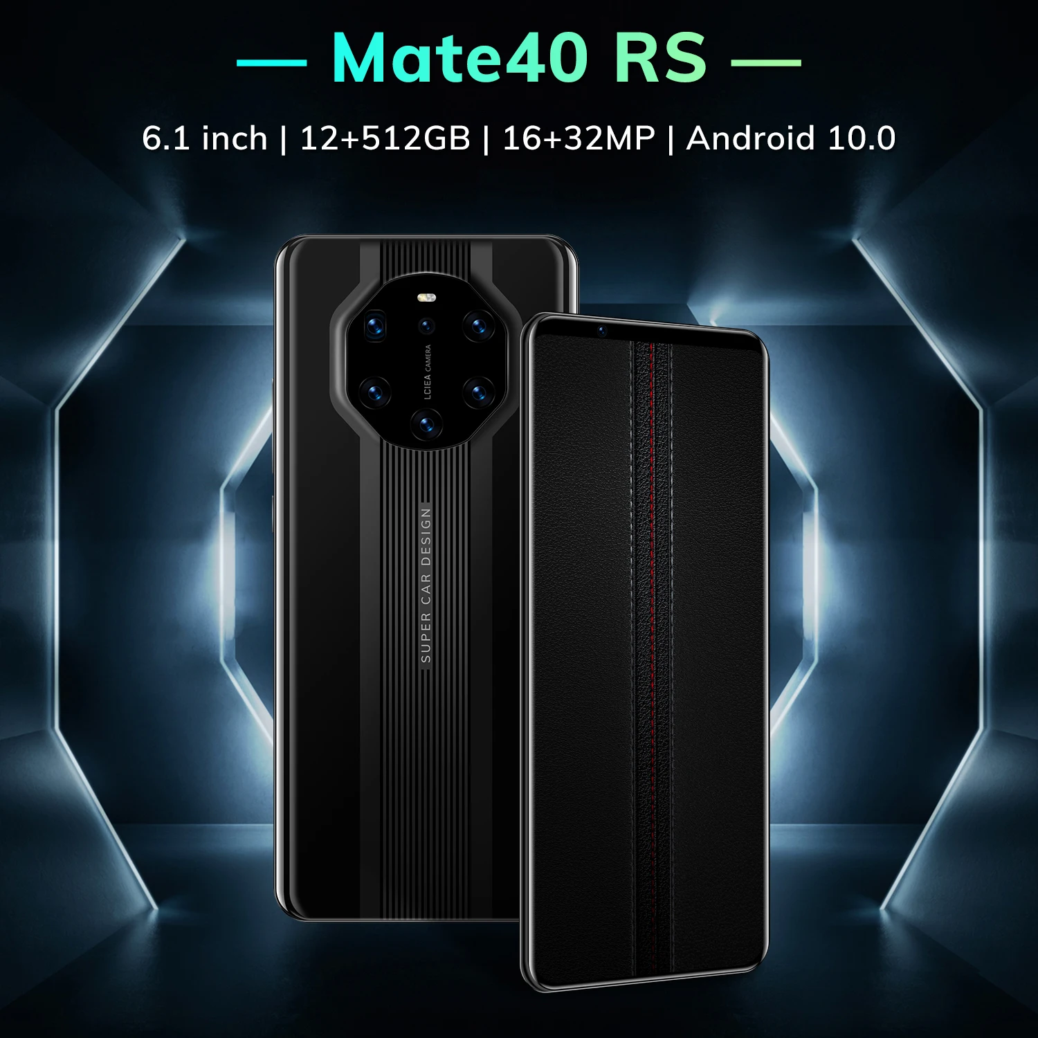  Самые дешевые телефоны глобальная версия оригинальные мобильные Mate40 RS 5G мобильный телефон на базе Android 10 6 1 дюйма сотовые 12 + 512 ГБ две Sim-карты 4800 мАч 16