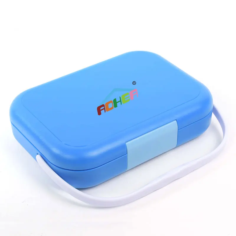 Aohea food container fruits vegetable storage microware safe bento box with handle for kids
