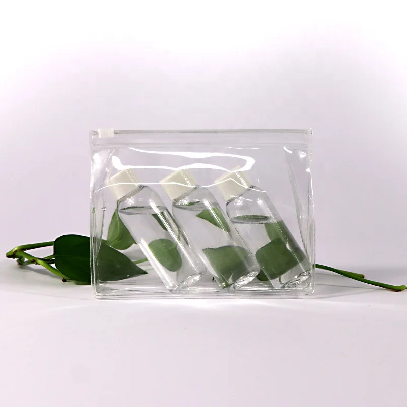 Custom Professional Cosmetic Set Bags Transparent Storage Bag TPU Cosmetics Brush Bag