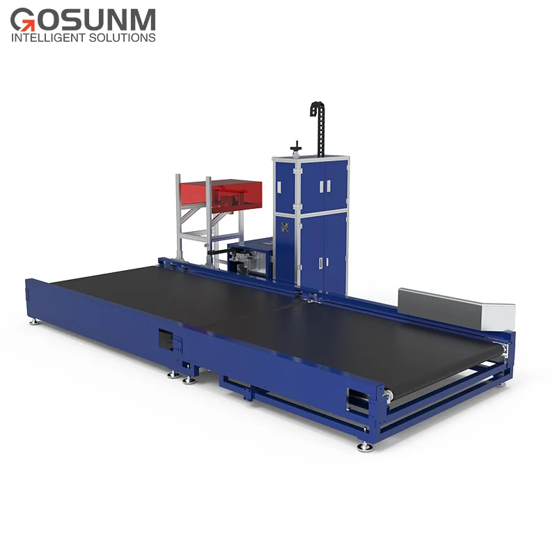 Full integration print and apply labeling systems polybag labeling machine with auto feeder