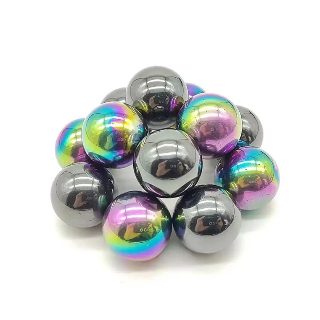 Turkey wholesale ferrite bucky ball with hole DIY ndfeb magnetic beads color health care magnet balls diameter 33mm for sale