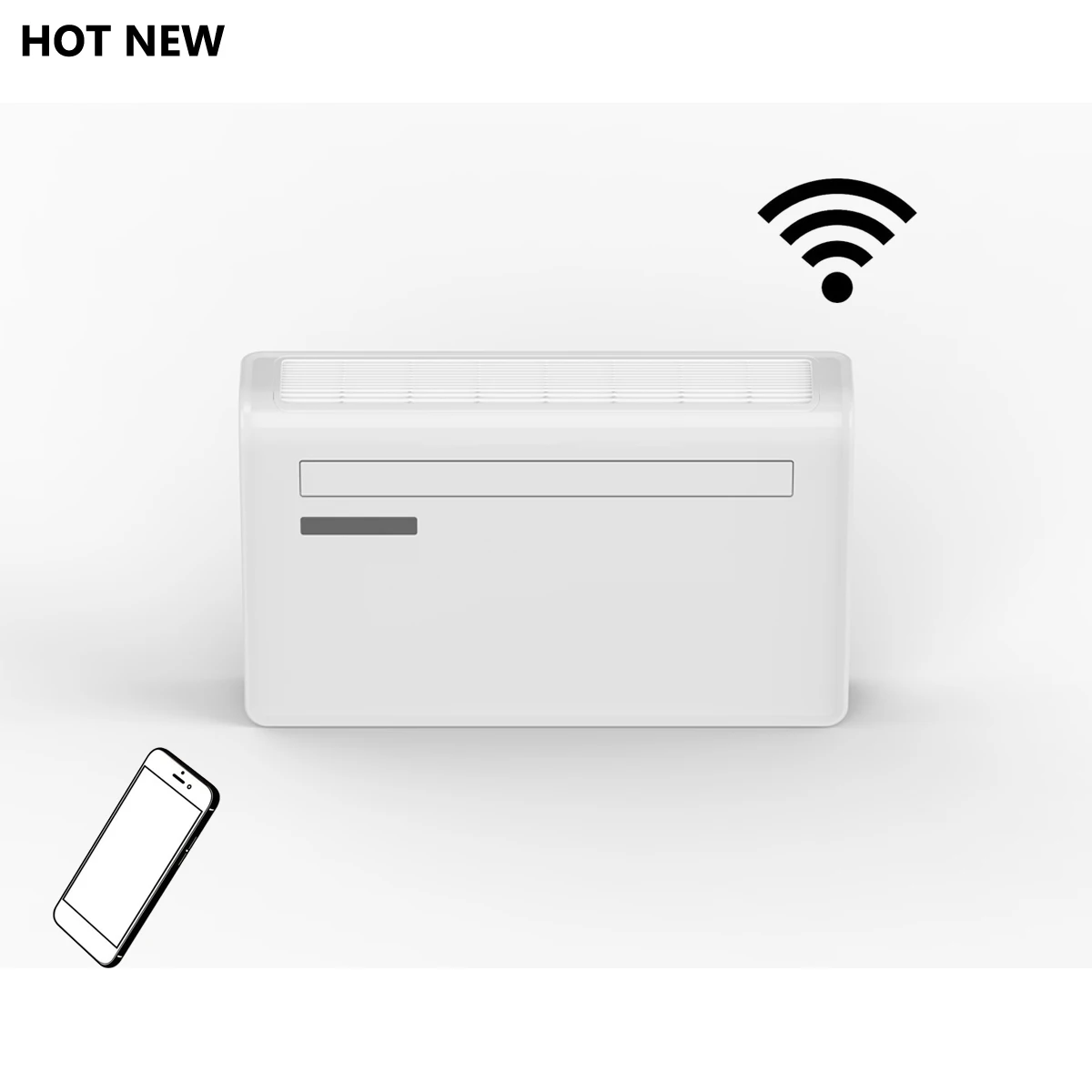 Air conditioner monoblock 110v 60hz ETL approval Full mental body no outdoor unit DC inverter  heat pump dehumidifier function