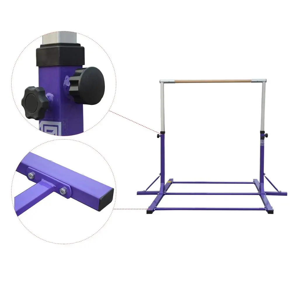 Adjustable Folding Home  Children Gymnastic Horizontal Bar