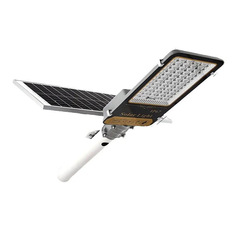 Bridgelux IP66 Induction Solar Street Lamp 100w 200w SMD LED Light for Outdoor Garden Road CE Certified with DC Power Supply