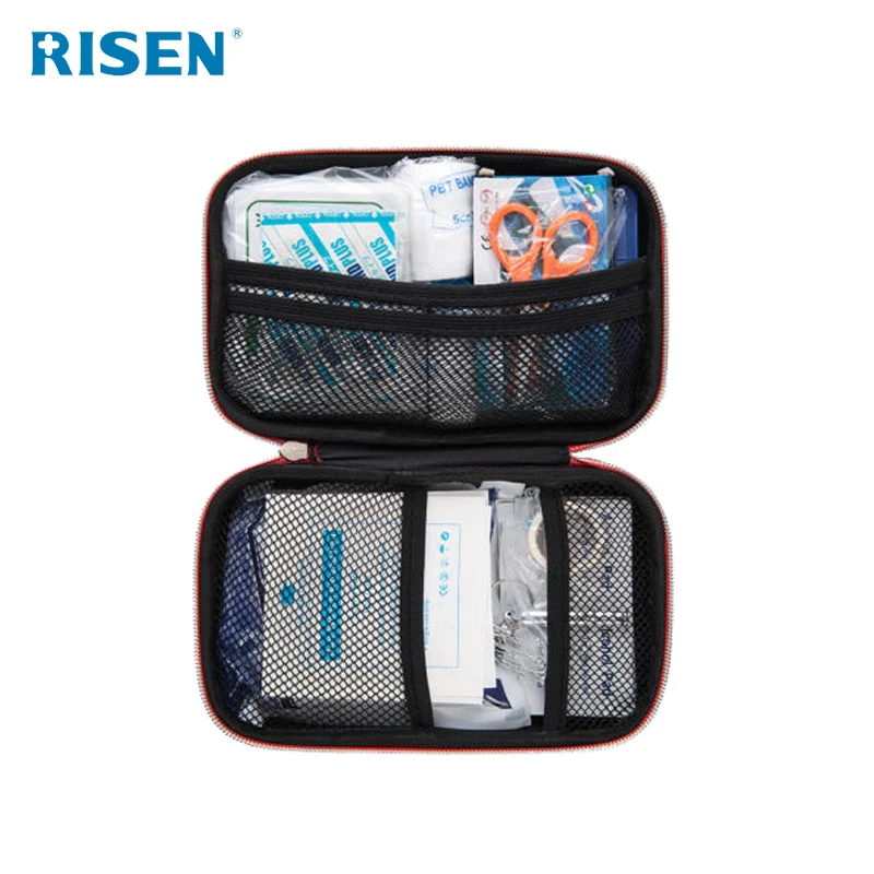 110 PCS Custom First Aid Kit Outdoor Home Portable Waterproof Emergency Medical All-Purpose Eva First Aid Kit
