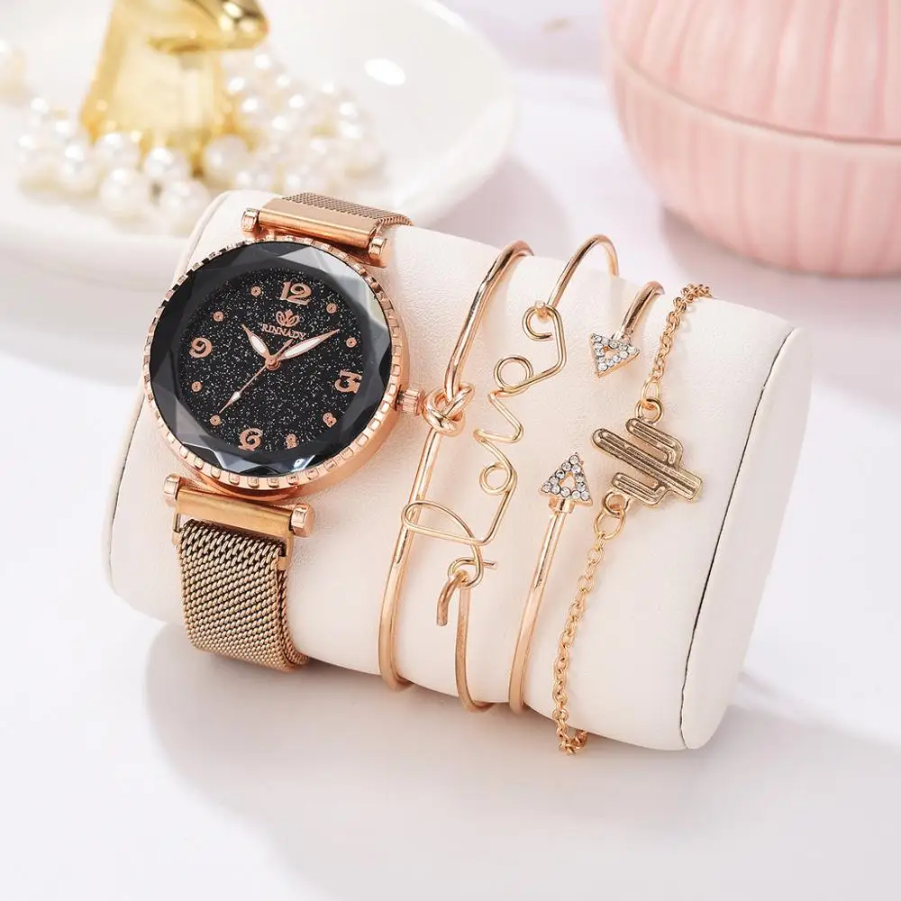 2019 Hot selling quartz ladies watch bracelet set wholesale