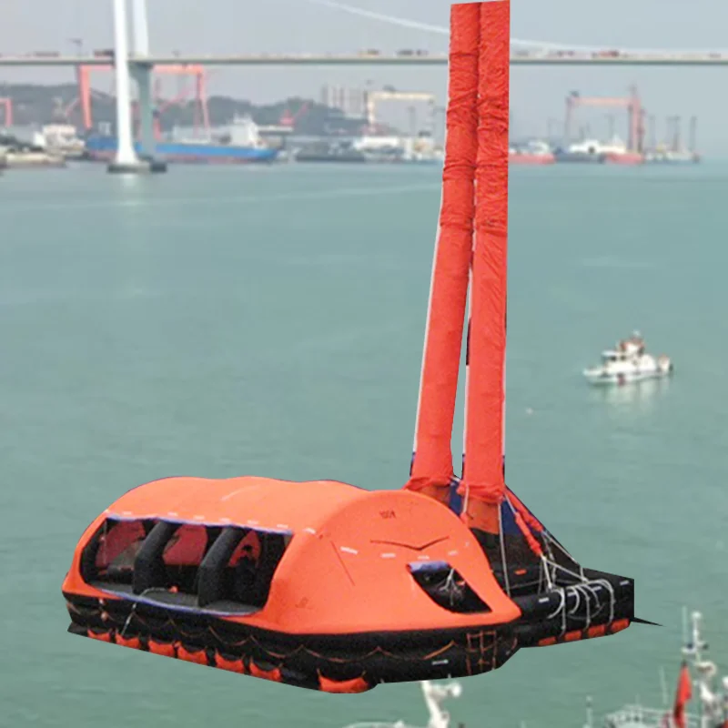 Self-righting  life raft  SOLAS standard Automatic Inflation Raft with Cheap Price