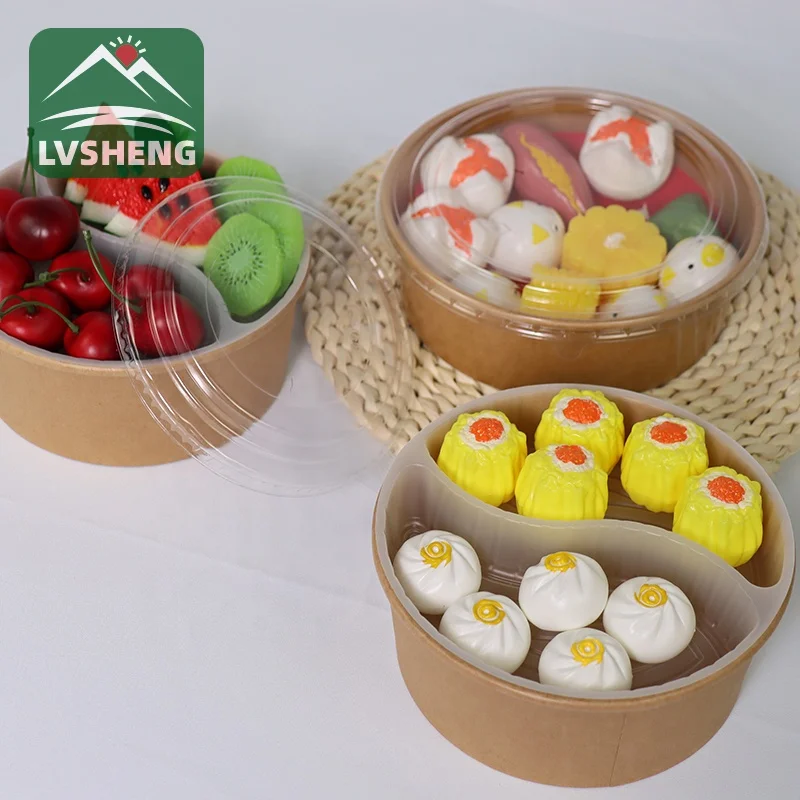 Frozen Yogurt Paper Bowl with Lid for Wholesale