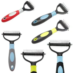 High Quality Pet Grooming Tool Bath&Massage Undercoat Hair Clean Rake Brush Pet Brush