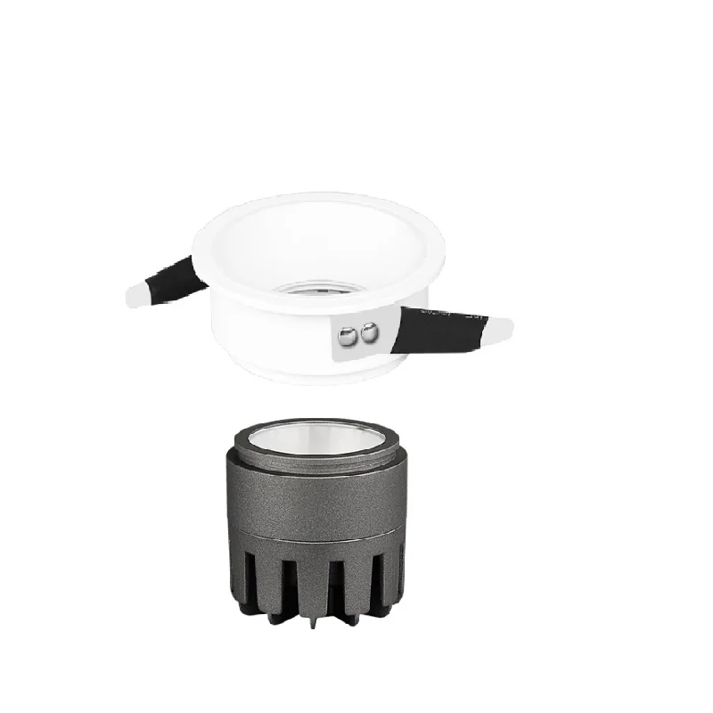 GU10 MR16 Aluminum Recessed LED Downlight Frame Down Light Fixture Holder Fittings