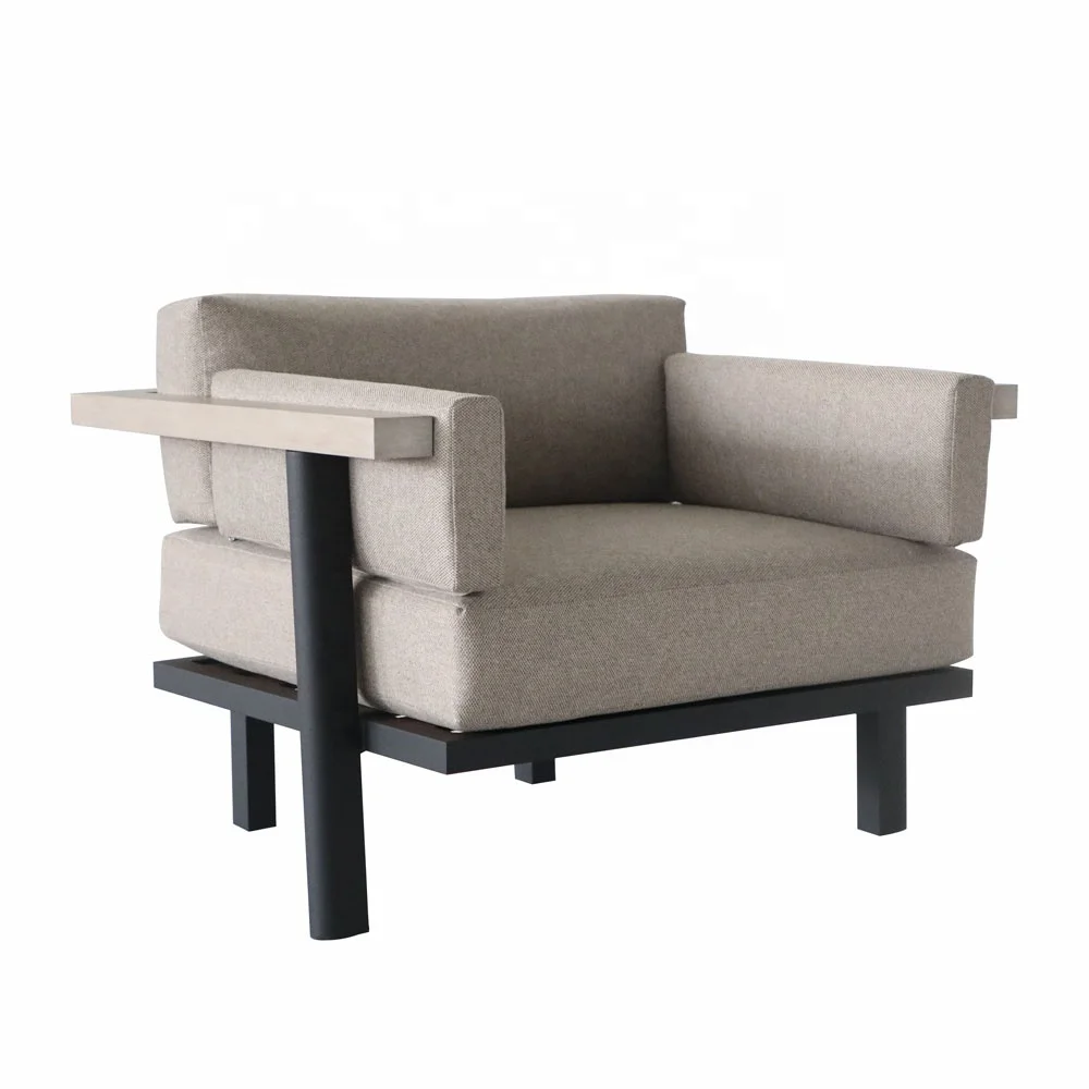 Modular sectional garden  sofa set patio rattan  aluminium outdoor furniture