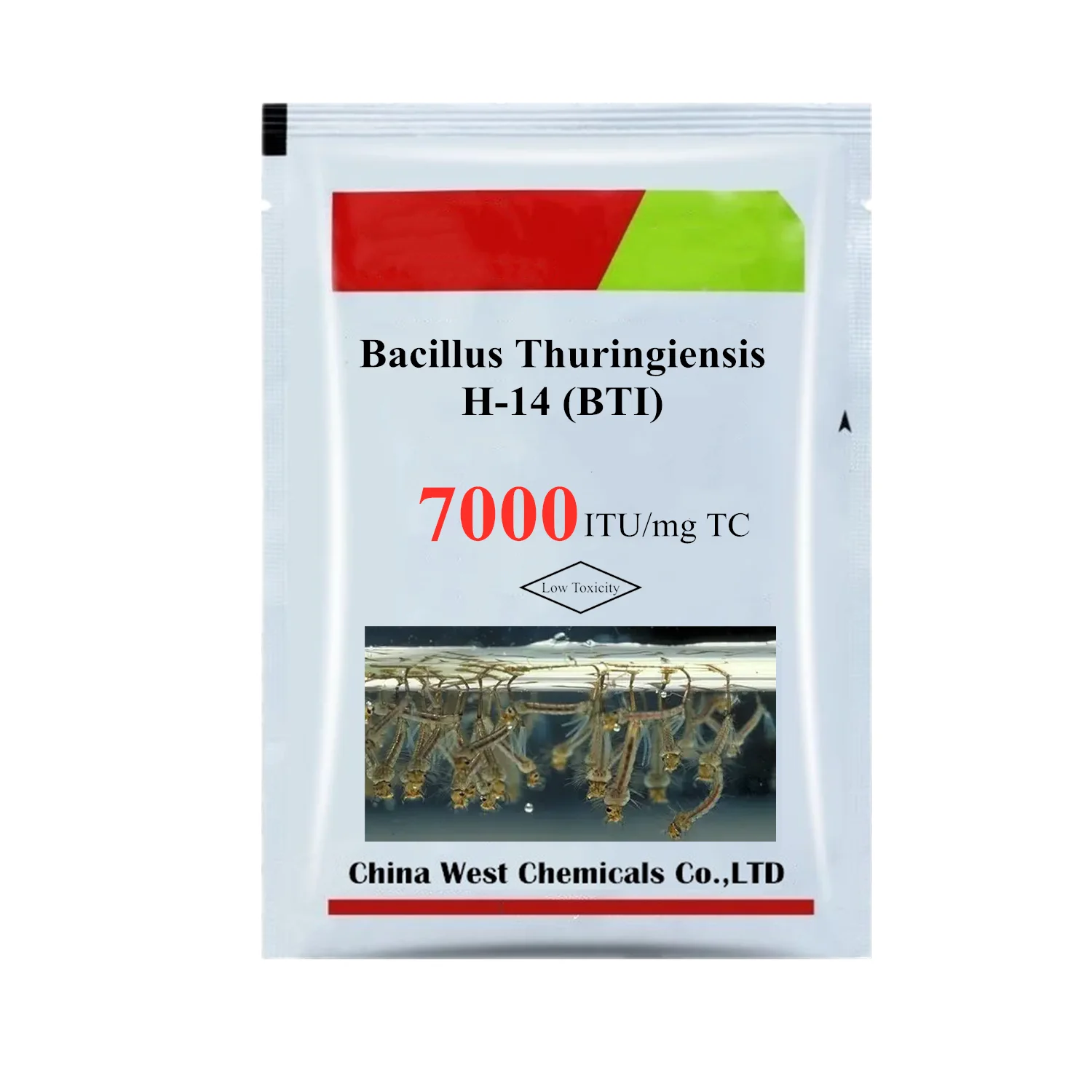 Bacillus Thuringiensis israelensis H-14 BTI 7000 МПО/mg ТС Москитная личинка санитарии инсектицида пестицида