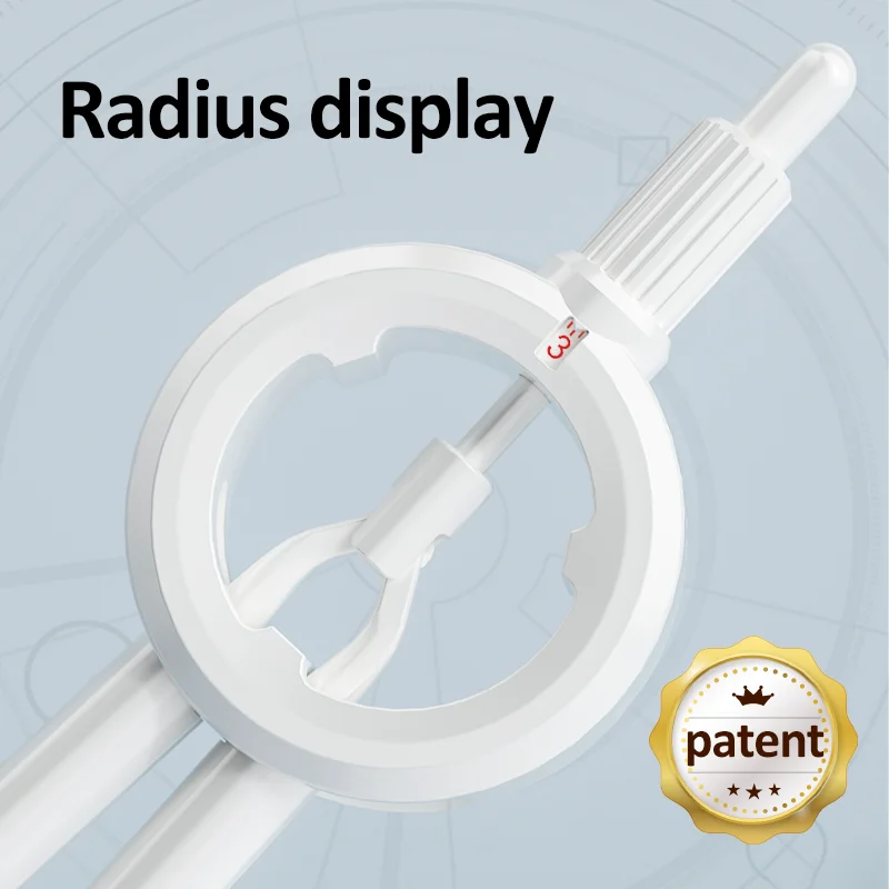 EasyCircle Creative Auto-Adjust Digital Compass Set For Math Geometric Drawing Circle Stationery Compasses Set For Students