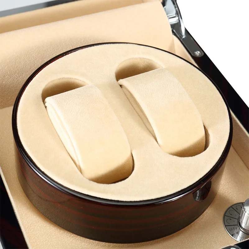 Wooden automatic watch case quiet motor manufactures auto watch winder box