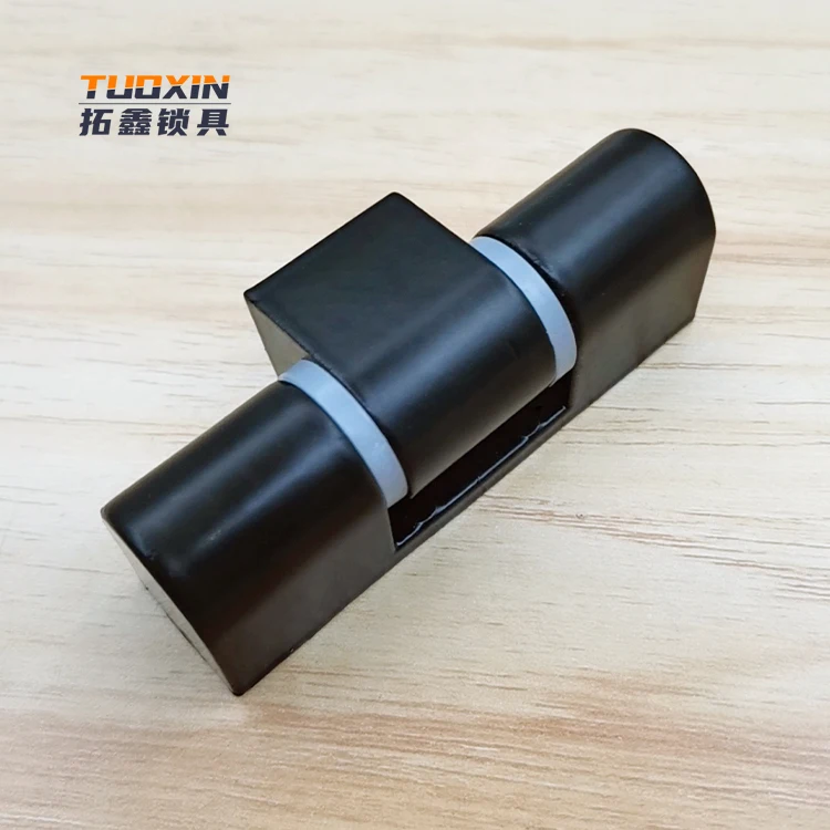 Tuoxin CL65 black color zinc alloy industrial hinges for electrical cabinet door