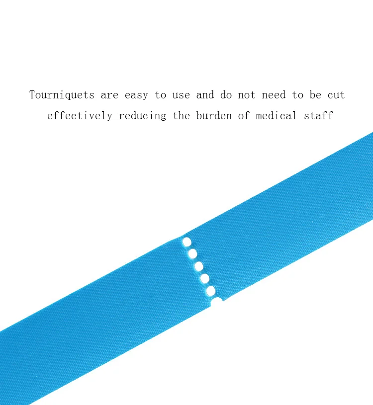 Competitive China Factory Quality rubber  Elastic Tourniquets Good Price Medical TPE disposable  Tourniquet