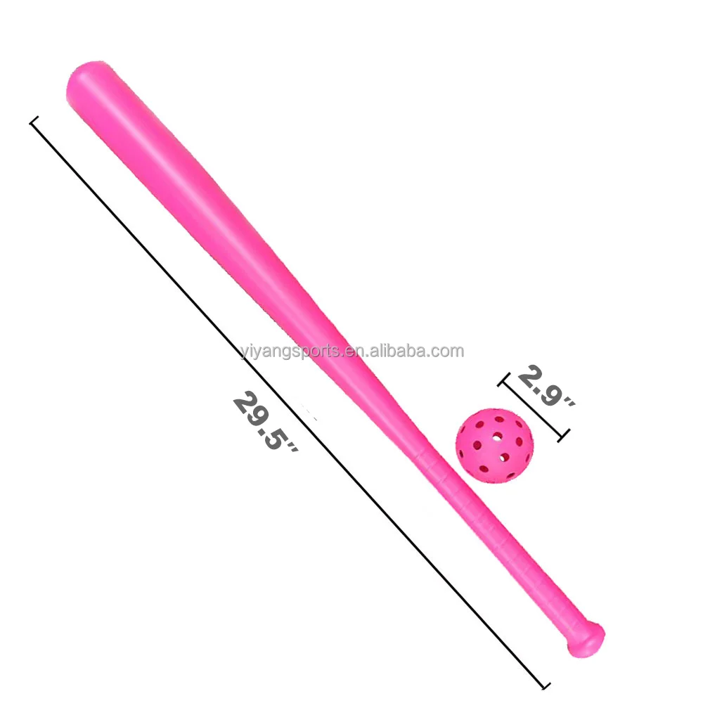 Custom Made Plastic Youth Baseball Bat and Ball Training and Self Defense Fastpitch Slow Pitch Kids Softball Bats