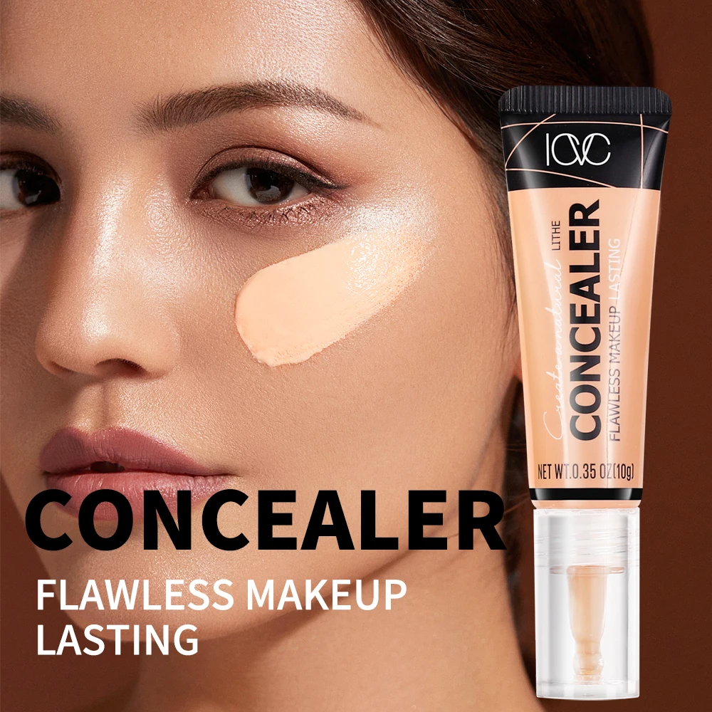 All Over Full Coverage Concealer - Natural Matte Finish & Lightweight Under Eye Concealer - Up To 24H Wear