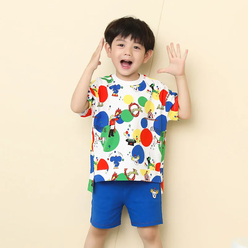 
Wholesale Kids Summer 2 -7 Year Old Toddler Boy Boutique Clothing Casual T Shirts 