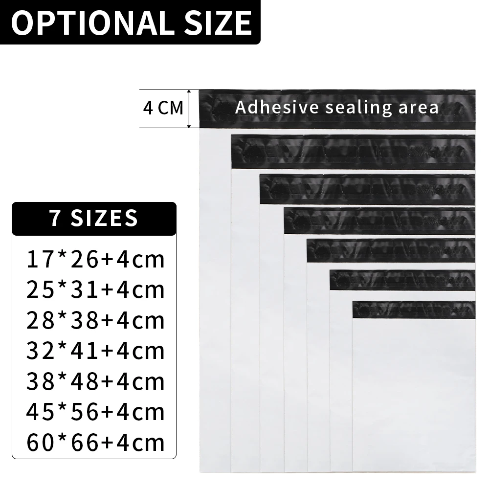 500g Mail Shipping Bag 10x13inch Cosmetic Plastic Mailing Postal Bag Transparent Big Express Customizable Poly Mailers Canada