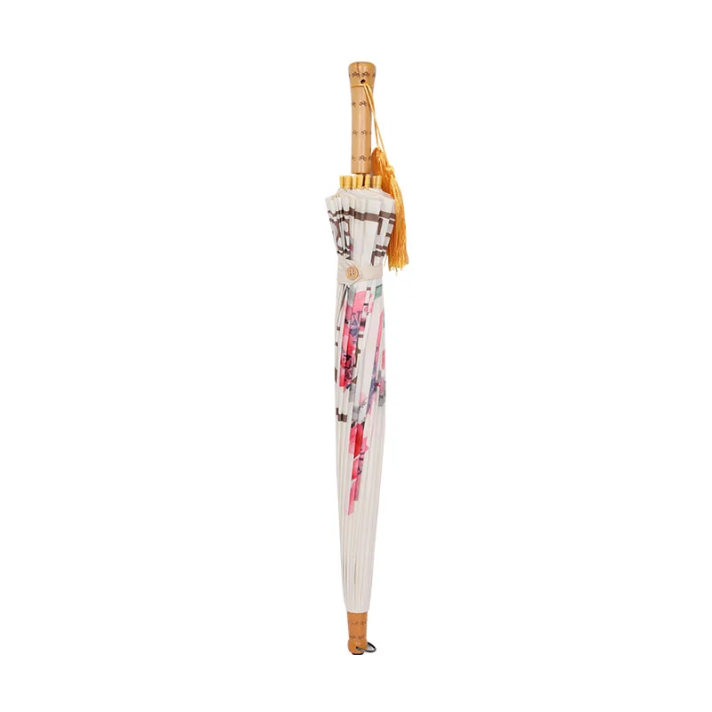 Factory Customized Art umbrella Custom Chinese decoration DIY blank bamboo China umbrella white paper umbrella