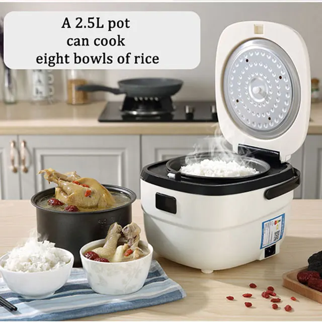-666 2.5l Portable Electric Rice Cooker Food Heater Portable for office use small household appliances
