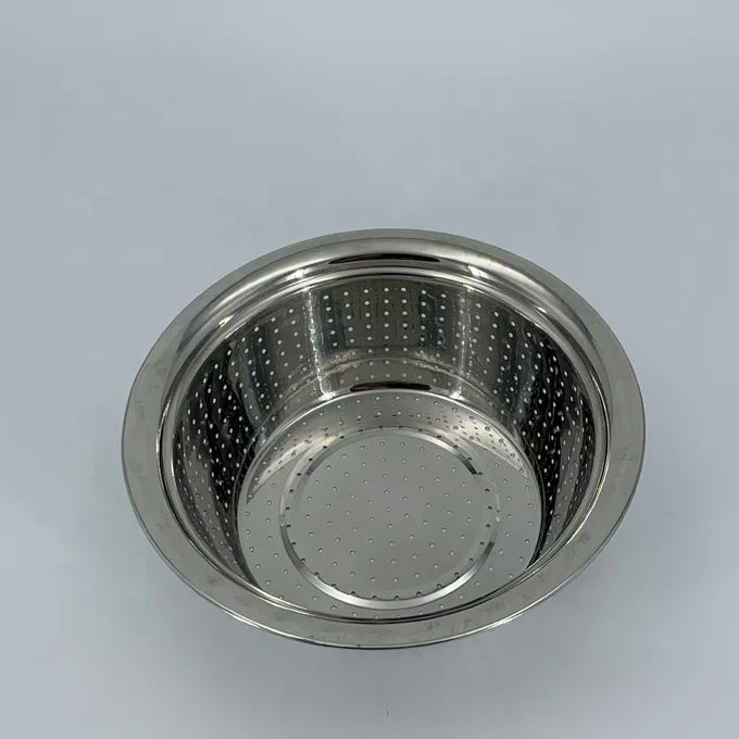 Kitchen drying bowl basket washing rice sieve leakage basin size 32cm