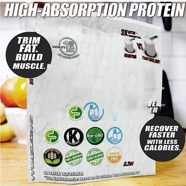 OEM custom supplement Protein Powder 80 bulk isolate concentrate 100% gold standard wholesale Whey Protein