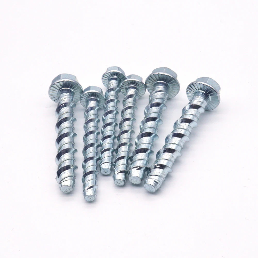M8 M10 M12 hex flange head thunder masonry self tapping concrete screw bolt