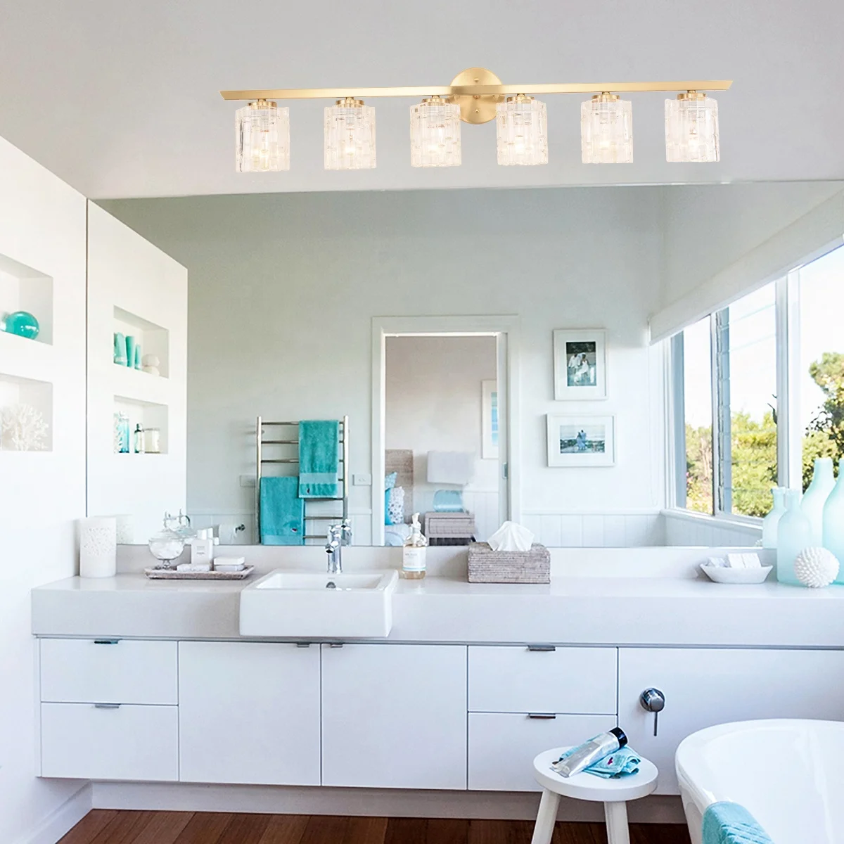 Modern Decorative Mounted Wall Lamp Lights Indoor Bathroom Vanity Light Sconce Fixtures Mirror Headlamp Makeup Lighting